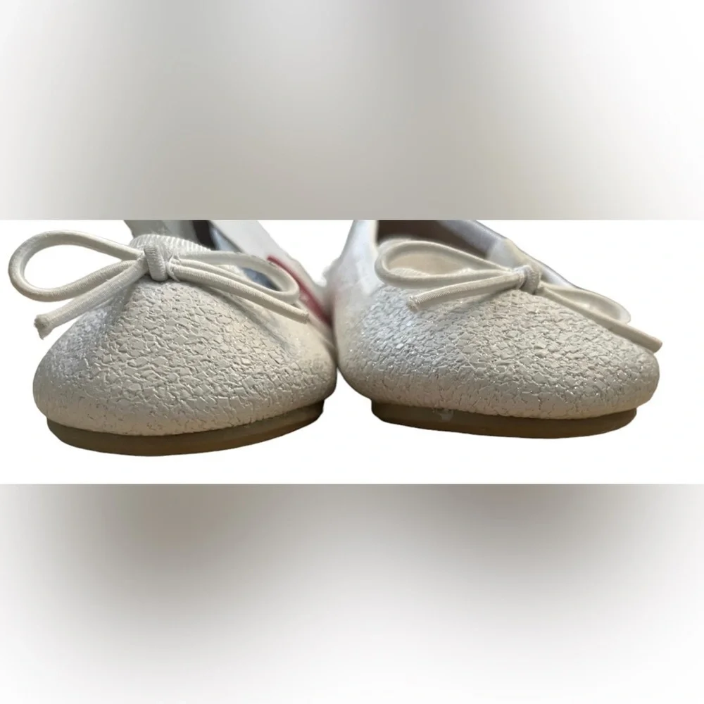 NWT baby girl spsrkly ballet flats dress shoes Sz 4